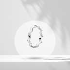 Anillo Abierto Geométrico en Plata de Ley 925 - Vijuvera