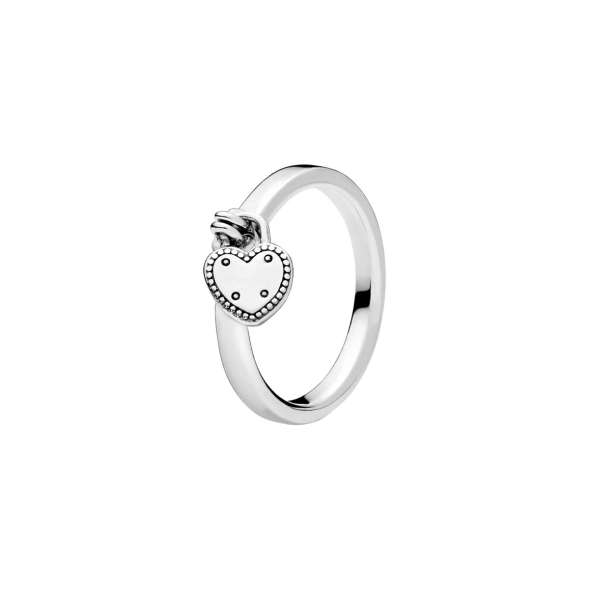 Anillo Colgante Corazón en Plata de Ley 925 - Vijuvera