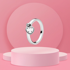 Anillo Colgante Corazón en Plata de Ley 925 - Vijuvera