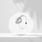 Anillo Nudo de Unión Brillante en Plata de Ley 925 - Vijuvera