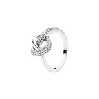 Anillo Nudo de Unión Brillante en Plata de Ley 925 - Vijuvera