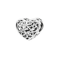 Charm Corazón Filigrana en Plata de Ley 925 - Vijuvera