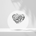 Charm Corazón Filigrana en Plata de Ley 925 - Vijuvera