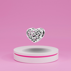 Charm Corazón Filigrana en Plata de Ley 925 - Vijuvera