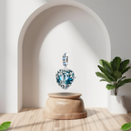 Charm Árbol de la Vida Azul en Plata de Ley 925 - Vijuvera