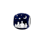 Charm Familia Bajo las Estrellas en Plata de Ley 925 - Vijuvera