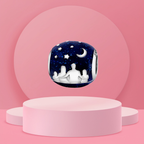 Charm Familia Bajo las Estrellas en Plata de Ley 925 - Vijuvera