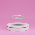 Pulsera Huella Brillante en Plata de Ley 925 para Charms - Vijuvera