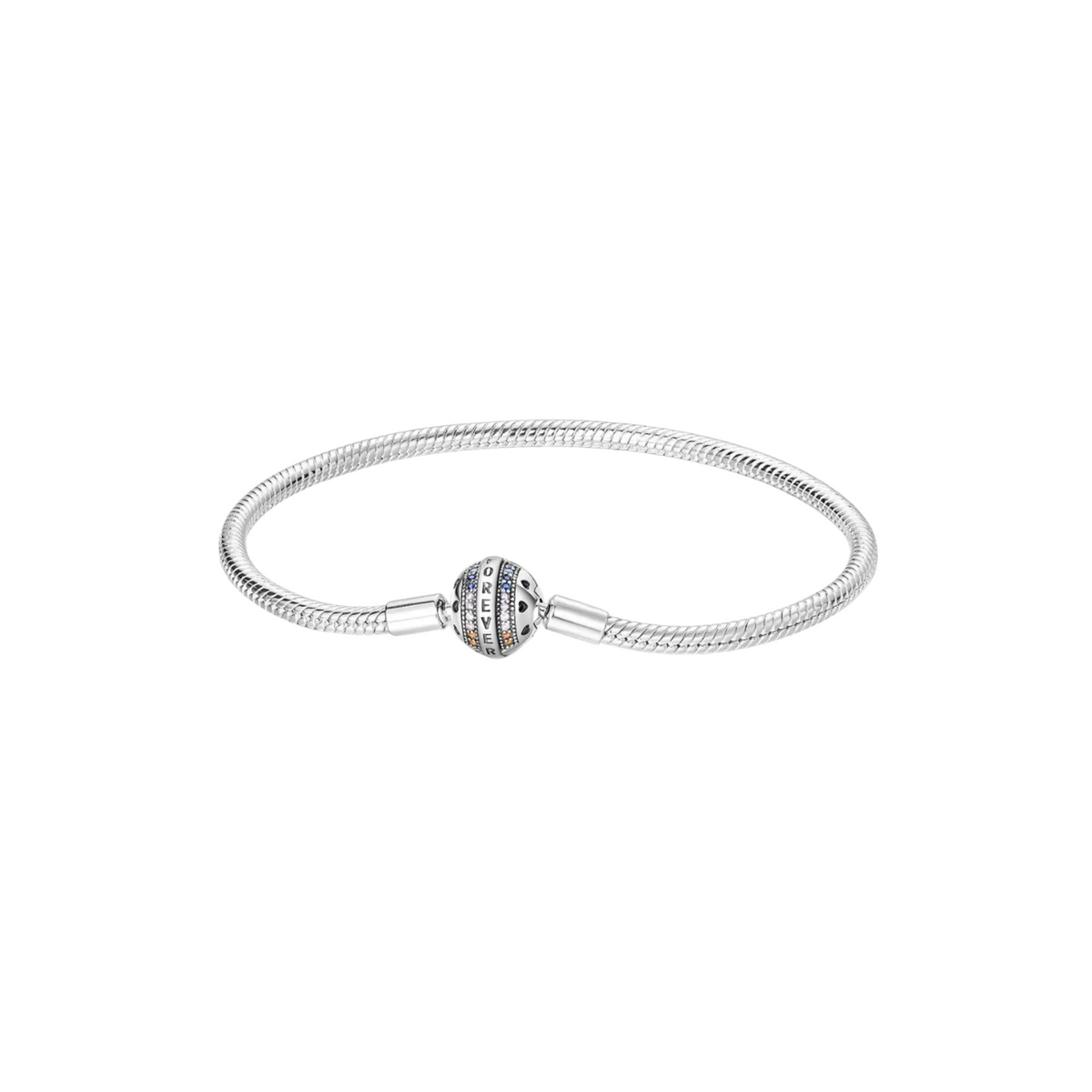 Pulsera Forever Multicolor en Plata de Ley 925 para Charms - Vijuvera