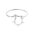 Pulsera Sol y Estrellas con Cadena de Seguridad en Plata de Ley 925 - Vijuvera