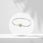 Pulsera Sol, Luna y Estrellas en Plata de Ley 925 para Charms - Vijuvera